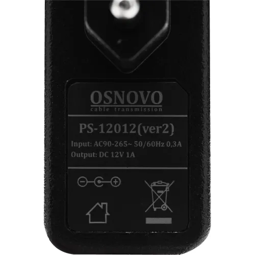 Блок питания AC/DC Osnovo PS-12012(ver2) 12В 12Вт