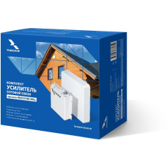 Усилитель сигнала Триколор TR-900/2100-50-kit 20м двухдиапазонная белый (046/91/00052372)