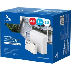 Усилитель сигнала Триколор TR-900/1800/2100-55-kit 20м многодиапазонная белый (046/91/00055708)