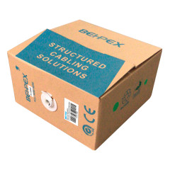 Кабель сетевой BHP-C6CU UTP 4 пары cat.6 solid 0.55мм Cu 305м серый