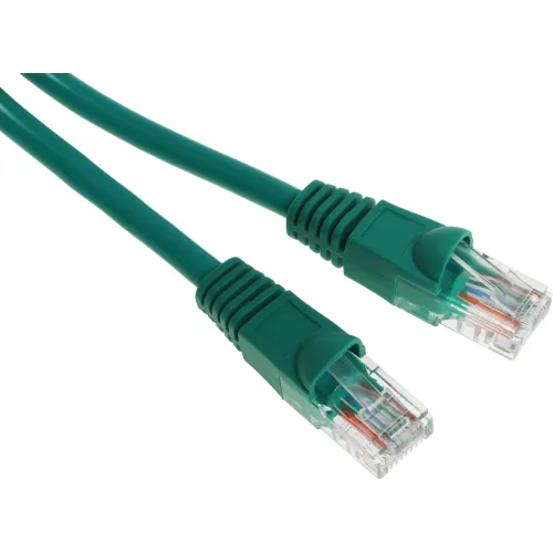 Патч-корд Buro UTP 4 пары cat.5E CCA molded 0.5м зеленый RJ-45 (m)-RJ-45 (m) (UTP-5E-0,5M-GR)