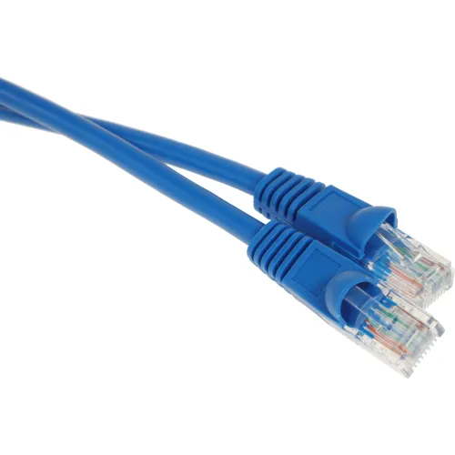 Патч-корд Buro UTP 4 пары cat.5E CCA molded 1м голубой RJ-45 (m)-RJ-45 (m) (UTP-5E-1M-BL)