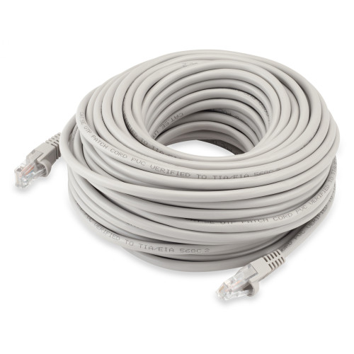 Патч-корд Buro UTP-5E-20M-G UTP 4 пары cat.5E CCA molded 20м серый RJ-45 (m)-RJ-45 (m)