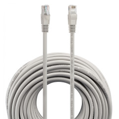 Патч-корд Buro UTP-5E-20M-G UTP 4 пары cat.5E CCA molded 20м серый RJ-45 (m)-RJ-45 (m)