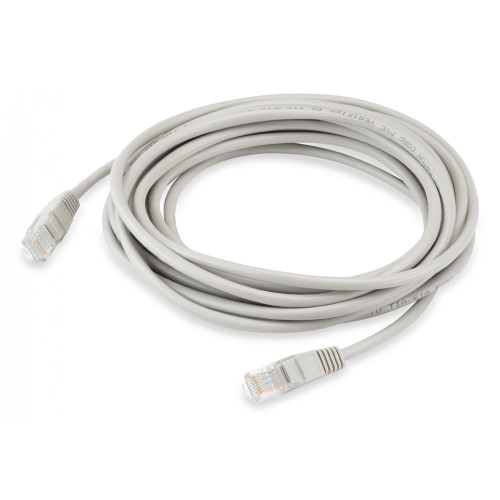 Патч-корд Buro UTP-5E-5M-G UTP 4 пары cat.5E CCA molded 5м серый RJ-45 (m)-RJ-45 (m)