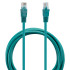 Патч-корд Buro UTP-5E-2M-GR UTP 4 пары cat.5E CCA molded 2м зеленый RJ-45 (m)-RJ-45 (m)