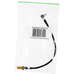 Кабель Рэмо solid Cu 0.14м черный TS9 (m)-SMA (f) (упак.:1шт) (TS9)