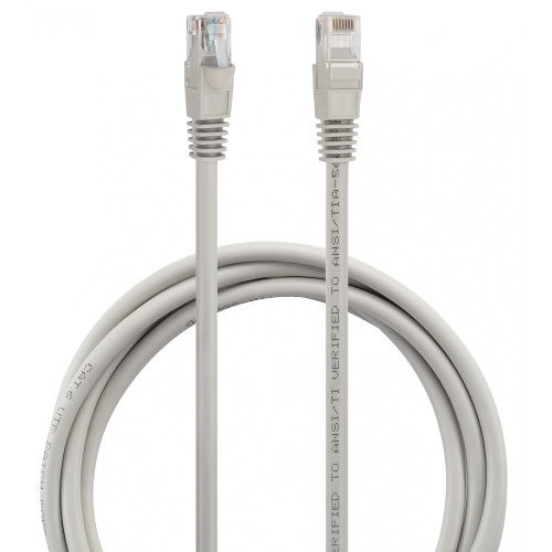 Патч-корд Buro UTP-6-2M-G UTP 4 пары cat.6 CCA molded 2м серый RJ-45 (m)-RJ-45 (m)