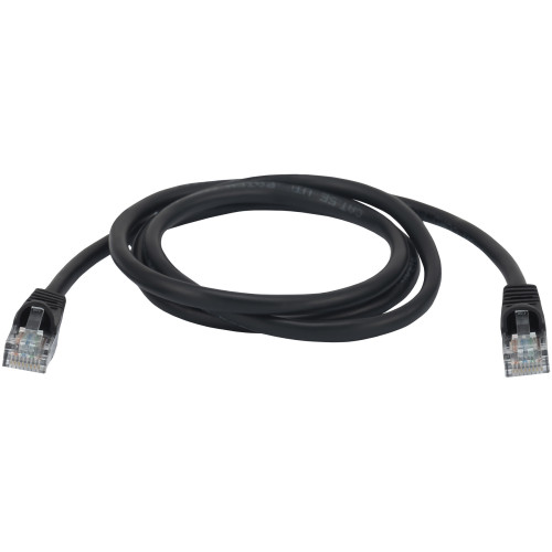 Патч-корд Buro UTP 4 пары cat.5E CCA molded 1м черный RJ-45 (m)-RJ-45 (m)
