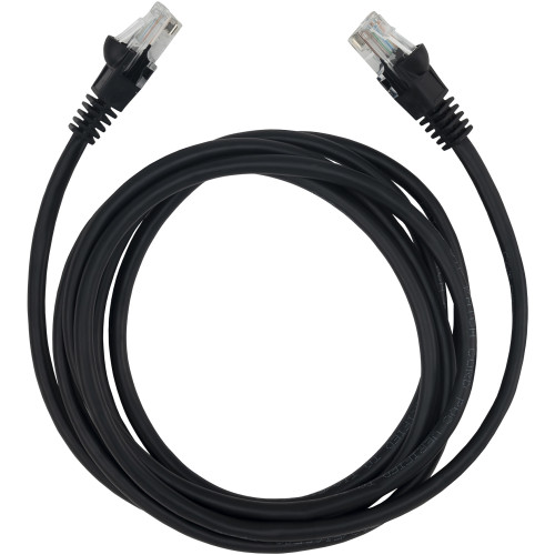 Патч-корд Buro UTP 4 пары cat.5E CCA molded 2м черный RJ-45 (m)-RJ-45 (m)