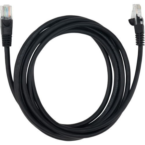 Патч-корд Buro UTP 4 пары cat.5E CCA molded 3м черный RJ-45 (m)-RJ-45 (m)