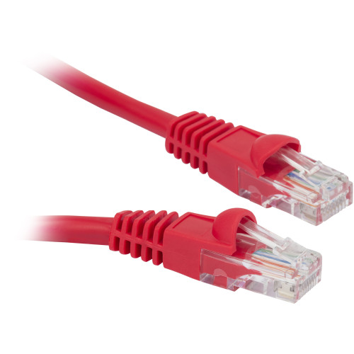 Патч-корд Buro UTP 4 пары cat.5E CCA molded 5м красный RJ-45 (m)-RJ-45 (m)