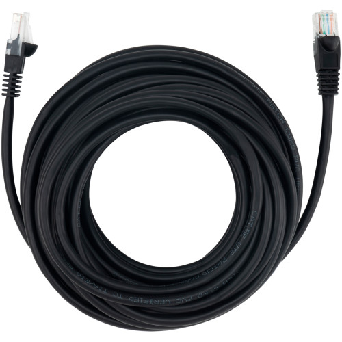 Патч-корд Buro UTP 4 пары cat.5E CCA molded 10м черный RJ-45 (m)-RJ-45 (m)