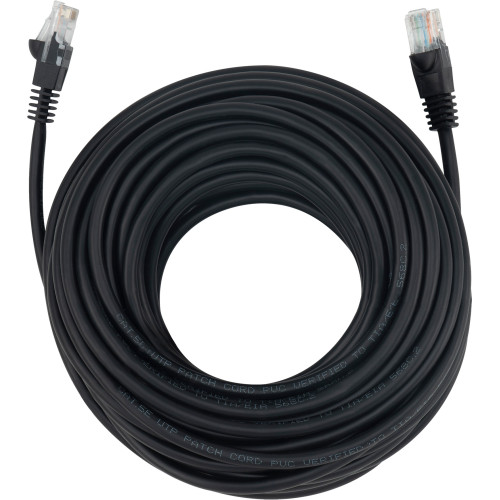 Патч-корд Buro UTP 4 пары cat.5E CCA molded 15м черный RJ-45 (m)-RJ-45 (m)