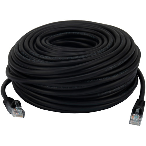 Патч-корд Buro UTP 4 пары cat.5E CCA molded 25м черный RJ-45 (m)-RJ-45 (m)