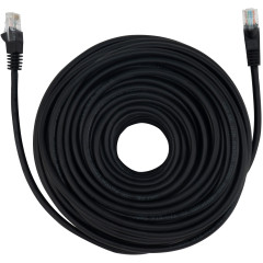 Патч-корд Buro UTP 4 пары cat.5E CCA molded 30м черный RJ-45 (m)-RJ-45 (m)