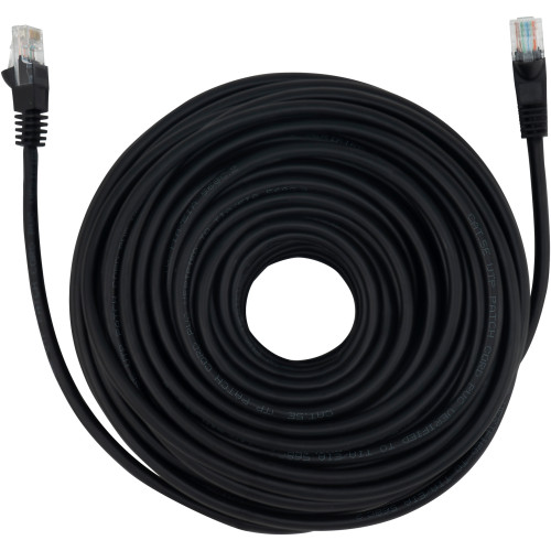 Патч-корд Buro UTP 4 пары cat.5E CCA molded 30м черный RJ-45 (m)-RJ-45 (m)