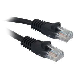 Патч-корд Buro UTP 4 пары cat.5E CCA molded 30м черный RJ-45 (m)-RJ-45 (m)