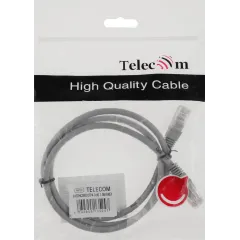 Патч-корд Premier NA102-UTP-C6-1M 10Гбит/с UTP 4 пары cat.6 CCA molded 1м серый RJ-45 (m)-RJ-45 (m)