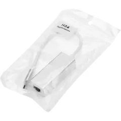 Адаптер Premier 6-903 0.15 1Гбит/с UTP 4 пары cat.5E CCA 0.15м белый RJ-45 (f)-type-C (M)