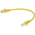 Патч-корд Premier PP12-0.25M/Y 1000Гбит/с UTP 4 пары cat.5E CCA molded 0.25м желтый RJ-45 (m)-RJ-45 (m)