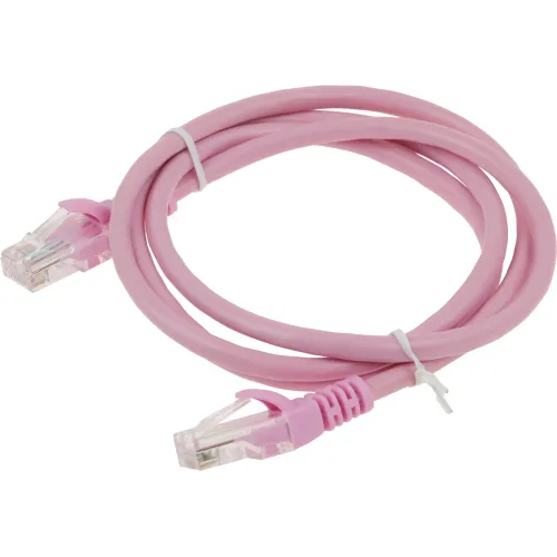 Патч-корд Premier PP12-1M/RO 1000Гбит/с UTP 4 пары cat.5E CCA molded 1м розовый RJ-45 (m)-RJ-45 (m)