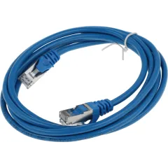 Патч-корд Premier PP22-2M/B 1000Гбит/с FTP 4 пары cat.5E CCA molded 2м синий RJ-45 (m)-RJ-45 (m)