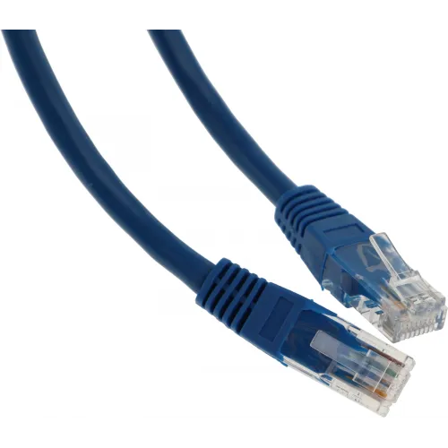 Патч-корд Premier PP6U-0.5M/B 10000Гбит/с UTP 4 пары cat.6 CCA molded 0.5м синий RJ-45 (m)-RJ-45 (m)