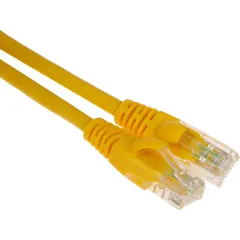 Патч-корд Premier PP6U-0.5M/Y 10000Гбит/с UTP 4 пары cat.6 CCA molded 0.5м желтый RJ-45 (m)-RJ-45 (m)