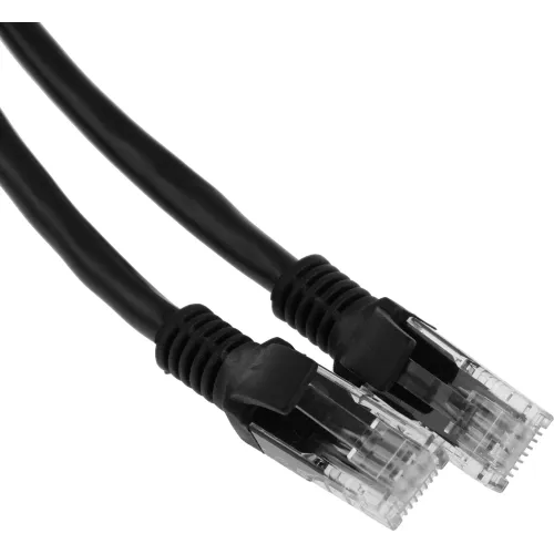 Патч-корд Premier PP6U-1M/BK 10000Гбит/с UTP 4 пары cat.6 CCA molded 1м черный RJ-45 (m)-RJ-45 (m)