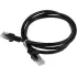 Патч-корд Premier PP6U-1M/BK 10000Гбит/с UTP 4 пары cat.6 CCA molded 1м черный RJ-45 (m)-RJ-45 (m)