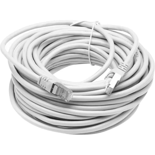 Патч-корд Premier PP6-15M 10000Гбит/с FTP 4 пары cat.6 CCA molded 15м серый RJ-45 (m)-RJ-45 (m)