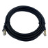 Патч-корд Buro BU-7-5M STP 4 пары cat.7 CCA molded 5м черный RJ-45 (m)-RJ-45 (m)