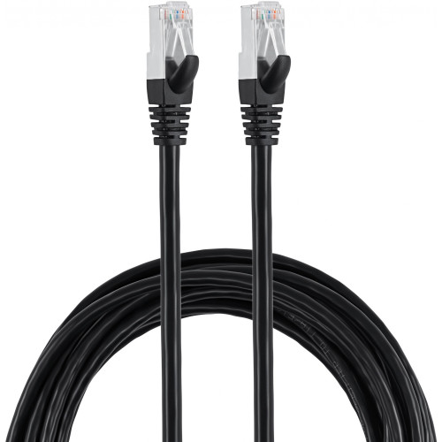 Патч-корд Buro BU-7-5M STP 4 пары cat.7 CCA molded 5м черный RJ-45 (m)-RJ-45 (m)