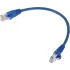 Патч-корд Buro UTP 4 пары cat.5E CCA molded 0.25м голубой RJ-45 (m)-RJ-45 (m)