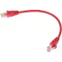 Патч-корд Buro UTP 4 пары cat.5E CCA molded 0.25м красный RJ-45 (m)-RJ-45 (m)