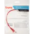 Патч-корд Buro UTP 4 пары cat.5E CCA molded 0.25м красный RJ-45 (m)-RJ-45 (m)