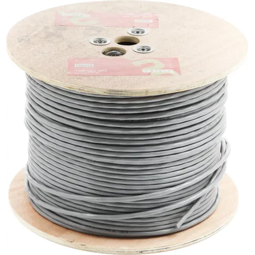 Кабель сетевой Buro BU-COP-055-FTP FTP 4 пары cat.6 solid 0.55мм Cu 305м серый