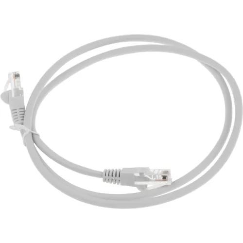 Патч-корд Buro UTP-5E-1M-G-LSZH UTP cat.5E 1м серый RJ-45 (m)-RJ-45 (m)