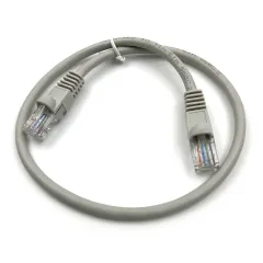 Патч-корд KingPrice KP-PC-c5e-0.5m-g 1Гбит/с UTP 4 пары cat.5E CCA molded 0.5м серый RJ-45 (m)-RJ-45 (m)