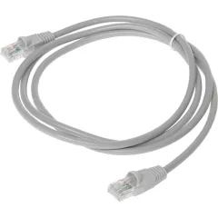 Патч-корд KingPrice KP-PC-c5e-1.5m-g 1Гбит/с UTP 4 пары cat.5E solid CCA molded 1.5м серый RJ-45 (m)-RJ-45 (m)