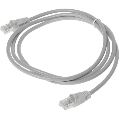 Патч-корд KingPrice KP-PC-c5e-1.5m-g 1Гбит/с UTP 4 пары cat.5E solid CCA molded 1.5м серый RJ-45 (m)-RJ-45 (m)
