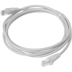 Патч-корд KingPrice KP-PC-c5e-2m-g 1Гбит/с UTP 4 пары cat.5E CCA molded 2м серый RJ-45 (m)-RJ-45 (m)