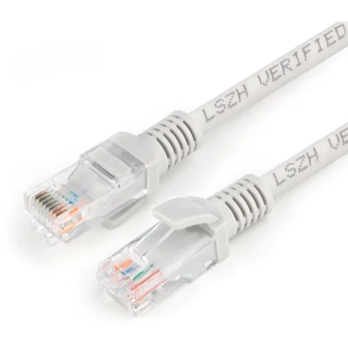 Патч-корд Premier PP31-2M-LSZH 1Гбит/с UTP 4 пары cat.5E CCA molded 2м серый RJ-45 (m)-RJ-45 (m)