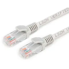 Патч-корд Premier PP31-2M-LSZH 1Гбит/с UTP 4 пары cat.5E CCA molded 2м серый RJ-45 (m)-RJ-45 (m)
