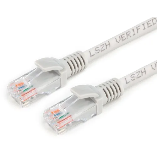 Патч-корд Premier PP31-2M-LSZH 1Гбит/с UTP 4 пары cat.5E CCA molded 2м серый RJ-45 (m)-RJ-45 (m)