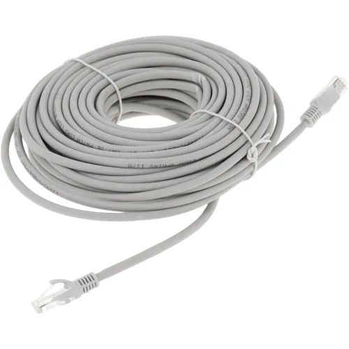 Патч-корд Premier PP31-20M-LSZH 1Гбит/с UTP 4 пары cat.5E CCA molded 20м серый RJ-45 (m)-RJ-45 (m)