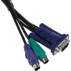 Кабель D-Link DKVM-CB/B1A stranded 1.8м черный