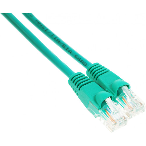 Патч-корд cat.5E molded 3м зеленый RJ-45 (m)-RJ-45 (m)