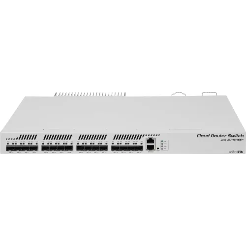 Коммутатор MikroTik CRS317-1G-16S+RM (L3) 1x1Гбит/с 16SFP+ управляемый
